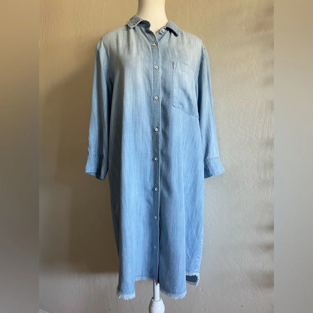 Cloth and stone denim shirt - Picture 3 of 16